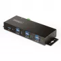 StarTech.com 5G7AINDRM-USB-A-HUB saskarnes centrmezgls USB 3.2 Gen 1 (3.1 Gen 1) Type-B 5000 Mbit/s melns