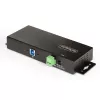 StarTech.com 5G7AINDRM-USB-A-HUB saskarnes centrmezgls USB 3.2 Gen 1 (3.1 Gen 1) Type-B 5000 Mbit/s melns