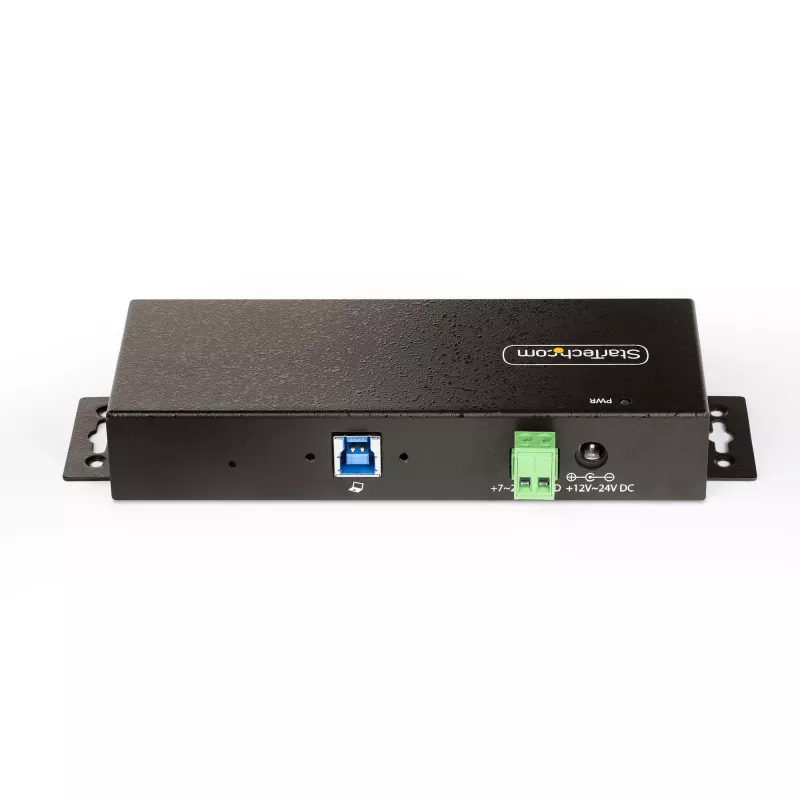 StarTech.com 5G7AINDRM-USB-A-HUB saskarnes centrmezgls USB 3.2 Gen 1 (3.1 Gen 1) Type-B 5000 Mbit/s melns
