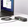StarTech.com 5G7AINDRM-USB-A-HUB saskarnes centrmezgls USB 3.2 Gen 1 (3.1 Gen 1) Type-B 5000 Mbit/s melns
