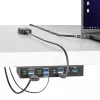 StarTech.com 5G7AINDRM-USB-A-HUB saskarnes centrmezgls USB 3.2 Gen 1 (3.1 Gen 1) Type-B 5000 Mbit/s melns