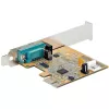 StarTech.com PCI Express seriālā karte, PCIe uz RS232 (DB9) seriālo interfeisu karte, datora seriālā karte ar 16C1050 UART, standarta vai zema profila kronšteini, COM saglabāšana, Windows un Linux