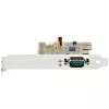 StarTech.com PCI Express seriālā karte, PCIe uz RS232 (DB9) seriālo interfeisu karte, datora seriālā karte ar 16C1050 UART, standarta vai zema profila kronšteini, COM saglabāšana, Windows un Linux