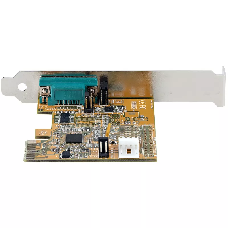StarTech.com PCI Express seriālā karte, PCIe uz RS232 (DB9) seriālo interfeisu karte, datora seriālā karte ar 16C1050 UART, standarta vai zema profila kronšteini, COM saglabāšana, Windows un Linux