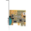 StarTech.com PCI Express seriālā karte, PCIe uz RS232 (DB9) seriālo interfeisu karte, datora seriālā karte ar 16C1050 UART, standarta vai zema profila kronšteini, COM saglabāšana, Windows un Linux