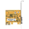 StarTech.com PCI Express seriālā karte, PCIe uz RS232 (DB9) seriālo interfeisu karte, datora seriālā karte ar 16C1050 UART, standarta vai zema profila kronšteini, COM saglabāšana, Windows un Linux