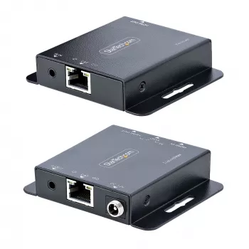 StarTech.com 4K HDMI pagarinātājs pa CAT6/CAT5 Ethernet kabeli, 4K 30Hz vai 1080p 60Hz video pagarinātājs, HDMI pa Ethernet kabeli, HDMI raidītāja un uztvērēja komplekts, IR tālvadība
