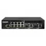 QNAP QSW-M2108R-2C pārvaldāms L2 slēdzis, 8 x 2,5GbE + 2 x 10GbE SFP+/RJ-45 kombinētie porti, pusplatuma, uzstādāms statnē