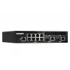 QNAP QSW-M2108R-2C pārvaldāms L2 slēdzis, 8 x 2,5GbE + 2 x 10GbE SFP+/RJ-45 kombinētie porti, pusplatuma, uzstādāms statnē
