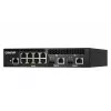QNAP QSW-M2108R-2C pārvaldāms L2 slēdzis, 8 x 2,5GbE + 2 x 10GbE SFP+/RJ-45 kombinētie porti, pusplatuma, uzstādāms statnē