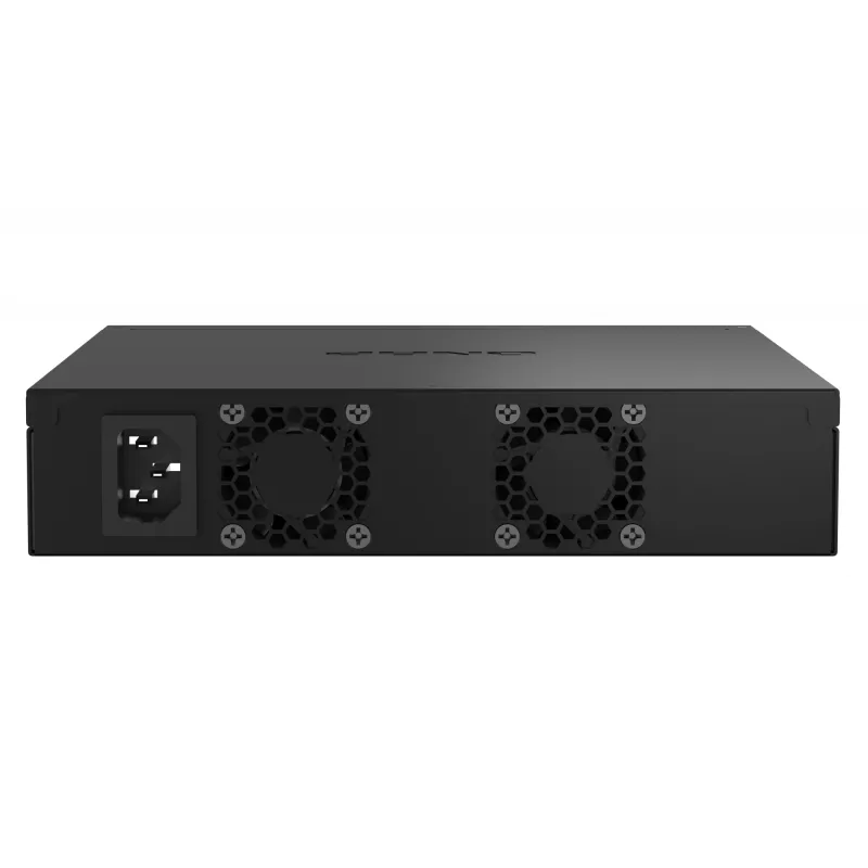 QNAP QSW-M2108R-2C pārvaldāms L2 slēdzis, 8 x 2,5GbE + 2 x 10GbE SFP+/RJ-45 kombinētie porti, pusplatuma, uzstādāms statnē