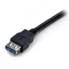 StarTech.com 2 m melns SuperSpeed USB 3.0 pagarinātājkabelis A–A – vīr./siev.