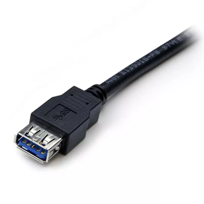 StarTech.com 2 m melns SuperSpeed USB 3.0 pagarinātājkabelis A–A – vīr./siev.