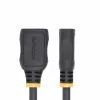 StarTech.com 18in (0,5m) HDMI 2.0 pagarinātāja kabelis, ātrdarbīgs HDMI porta saudzētāja kabelis, 4K 60Hz, HDMI vīrišķais pret sievišķo pagarinātāja adaptera vads, HDMI pagarinātāja kabelis, V/S