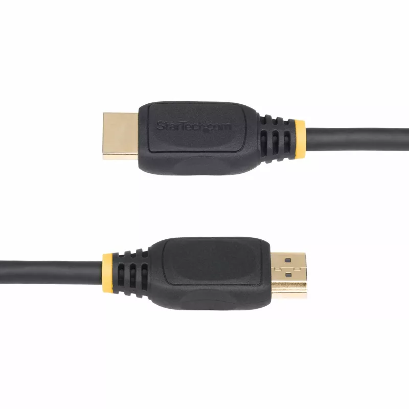 StarTech.com 18in (0,5m) HDMI 2.0 pagarinātāja kabelis, ātrdarbīgs HDMI porta saudzētāja kabelis, 4K 60Hz, HDMI vīrišķais pret sievišķo pagarinātāja adaptera vads, HDMI pagarinātāja kabelis, V/S