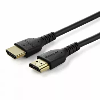 StarTech.com 1,5 m plāns HDMI 2.0 kabelis, elastīgs Premium sertificēts HDMI vads ar Ethernet, UHD 4K 60Hz HDR10, izturīgs aramīda šķiedras dizains ar TPE apvalku