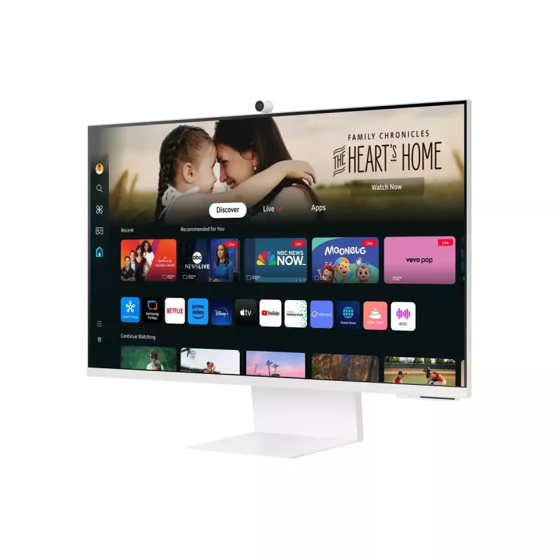 Samsung M80D datora monitors 81,3 cm (32 colli) 3840 x 2160 pikseļi 4K Ultra HD LED Balts