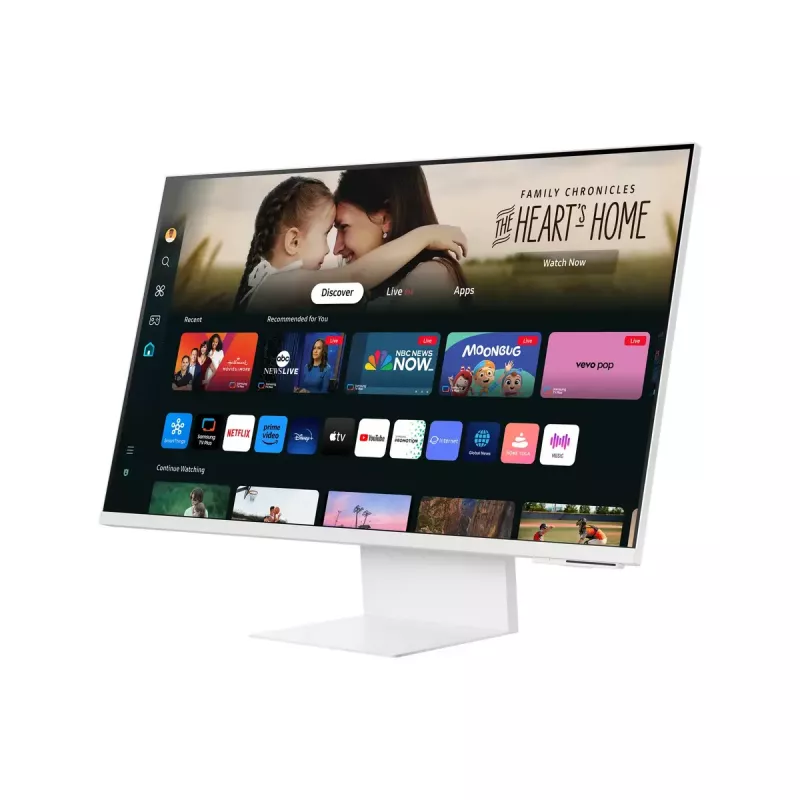 Samsung M80D datora monitors 81,3 cm (32 colli) 3840 x 2160 pikseļi 4K Ultra HD LED Balts