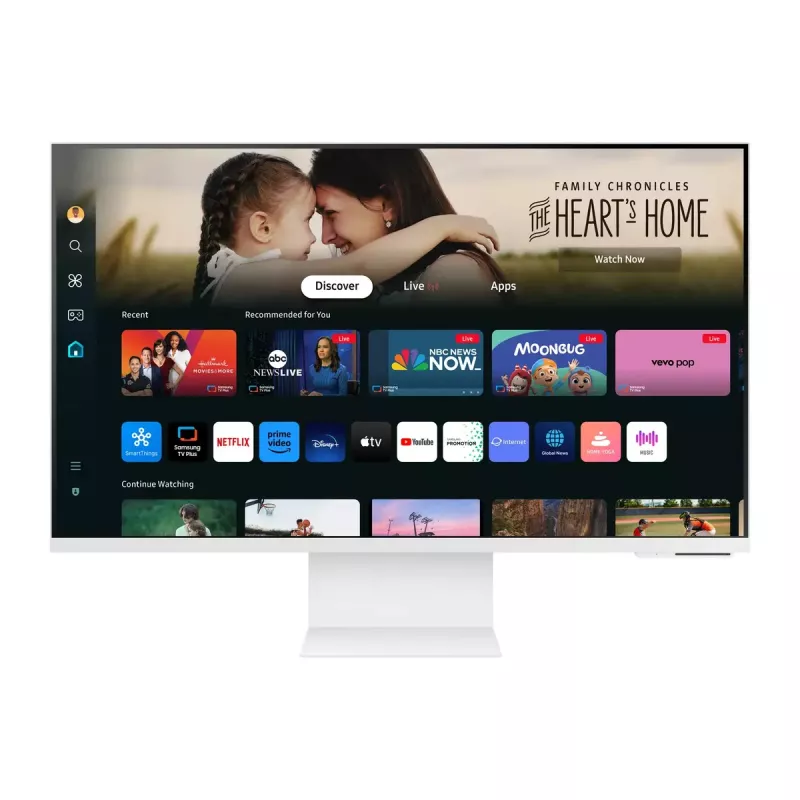 Samsung M80D datora monitors 81,3 cm (32 colli) 3840 x 2160 pikseļi 4K Ultra HD LED Balts