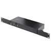 StarTech.com 16 portu industriālais USB 5 Gbps centrmezgls ar barošanas adapteri, metāla korpuss, montējams, ESD aizsardzība, termināla bloka barošana, USB uzlāde, divu resursdatoru pārslēgs - TAA