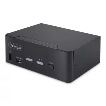 StarTech.com P2CDD143-KVM-SWITCH KVM slēdzis Melns