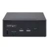 StarTech.com P2CDD143-KVM-SWITCH KVM slēdzis Melns