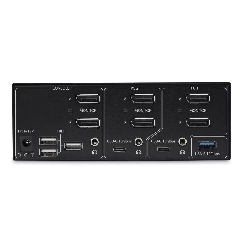 StarTech.com P2CDD143-KVM-SWITCH KVM slēdzis Melns
