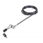 StarTech.com 3-in-1 Universal Laptop Lock 6.6ft (2m), Master Keyed Locking kabelis, Computer Security, Saderīga w/Noble Wedge®/Nano/K-Slot; Anti-Theft Cut-Resistant kabelis