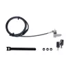 StarTech.com 3-in-1 Universal Laptop Lock 6.6ft (2m), Master Keyed Locking kabelis, Computer Security, Saderīga w/Noble Wedge®/Nano/K-Slot; Anti-Theft Cut-Resistant kabelis