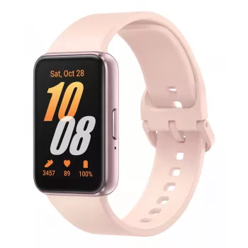 Samsung Galaxy Fit3 aktivitātes izsekotājs, 1,6 collu displejs, rozā zelta krāsā