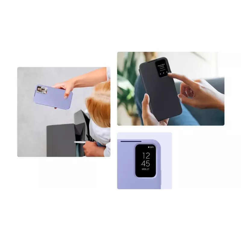 Samsung EF-ZA546 mobilā tālruņa maciņš 16.3 cm (6.4 collas) Maka maciņš Melns