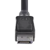 StarTech.com 6ft (2m) DisplayPort 1.2 kabelis - 4K x 2K Ultra HD VESA sertificēts DisplayPort kabelis - DP uz DP kabelis monitoram - DP video/displeja vads - fiksējošie DP savienotāji