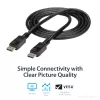 StarTech.com 6ft (2m) DisplayPort 1.2 kabelis - 4K x 2K Ultra HD VESA sertificēts DisplayPort kabelis - DP uz DP kabelis monitoram - DP video/displeja vads - fiksējošie DP savienotāji