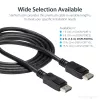 StarTech.com 6ft (2m) DisplayPort 1.2 kabelis - 4K x 2K Ultra HD VESA sertificēts DisplayPort kabelis - DP uz DP kabelis monitoram - DP video/displeja vads - fiksējošie DP savienotāji