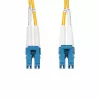 StarTech.com 1m (3,3 pēdas) LC uz LC (UPC) OS2 vienmoda dupleksā optiskās šķiedras kabelis, 9/125µm, 100G, lieces nejutīgs, zemi ievades zudumi - LSZH šķiedras džempervads