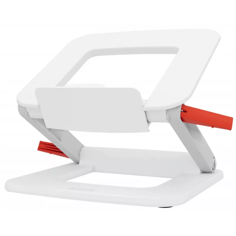 Klēpjdatora statīvs LEITZ Leitz Ergo Multi regulējams salokāms 33–38,1 cm balts, 2,5 kg ietilpība