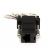 StarTech.com DB9 uz RJ45 modulārais adapteris - vīr./siev., DB-9, RJ-45, melns