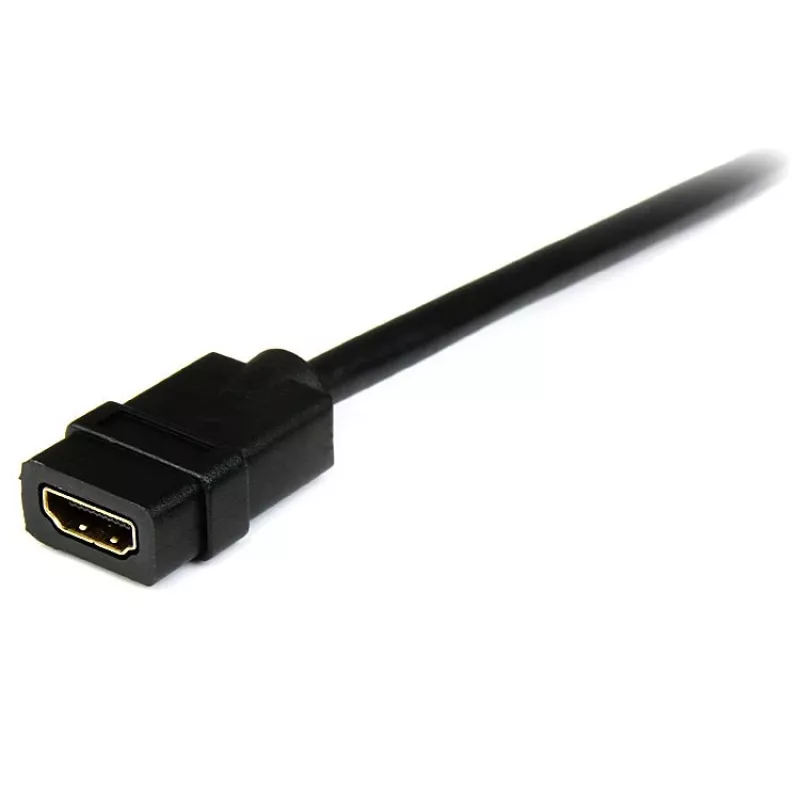 StarTech.com 2 m (6 pēdas) HDMI pagarinātāja kabelis — HDMI vīrišķais–sievišķais kabelis — 4K HDMI kabeļa pagarinātājs — 4K 30Hz UHD HDMI kabelis ar Ethernet (vīr./siev.) — ātrdarbīgs HDMI 1.4 kabelis — HDMI vada pagarinātājs