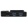StarTech.com 6 portu USB 3.0 / USB 2.0 kombinētais centrs ar 2A uzlādes portu – 2x USB 3.0 un 4x USB 2.0