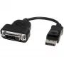 StarTech.com DisplayPort uz DVI adapteris - aktīvs DisplayPort uz DVI-D adapteris/video pārveidotājs 1080p - DP 1.2 uz DVI monitora kabeļa adaptera sargspraudnis - DP uz DVI adapteris - fiksējošs DP savienotājs