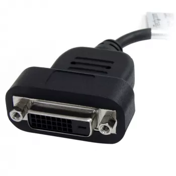 StarTech.com DisplayPort uz DVI adapteris - aktīvs DisplayPort uz DVI-D adapteris/video pārveidotājs 1080p - DP 1.2 uz DVI monitora kabeļa adaptera sargspraudnis - DP uz DVI adapteris - fiksējošs DP savienotājs