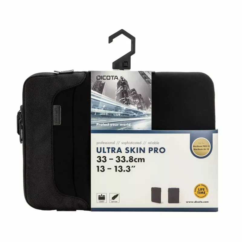 Uzmavas futrālis DICOTA Ultra Skin PRO 33,8 cm (13,3 collas)