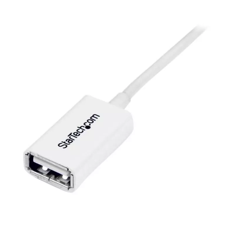 StarTech.com 3m balts USB 2.0 pagarinātājs A uz A - V/S, 3 m, USB A, USB A, USB 2.0, Vīriešu/Sieviešu, Balts