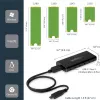 StarTech.com M.2 SSD korpuss M.2 SATA SSD diskiem — USB 3.1 (10 Gbps) ar USB-C kabeli