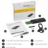 StarTech.com M.2 SSD korpuss M.2 SATA SSD diskiem — USB 3.1 (10 Gbps) ar USB-C kabeli