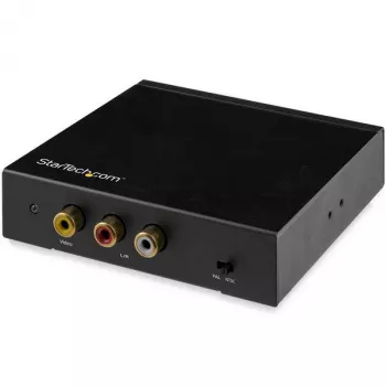 StarTech.com HD2VID2 HDMI uz RCA kompozītvideo pārveidotājs ar audio, NTSC/PAL, 1080p, melns
