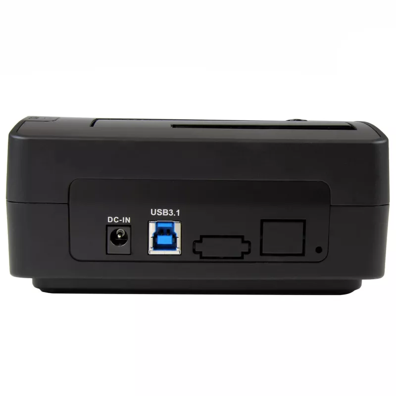 StarTech.com Single Bay USB 3.1 to SATA Hard Drive Docking Station, USB 3.1 (10 Gbps) Hard Drive Dock, External 2.5/3.5 inch SATA III HDD/SSD Docking Station, Top-Loading Hard Drive Bay