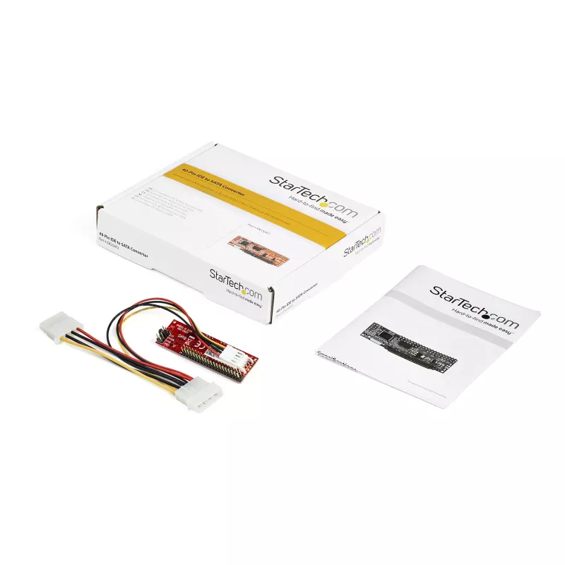 StarTech.com IDE uz SATA cietā diska vai optiskā diskdziņa adapteris - 40-pin PATA uz 2,5 collu SATA HDD/SSD/ODD pārveidotājs