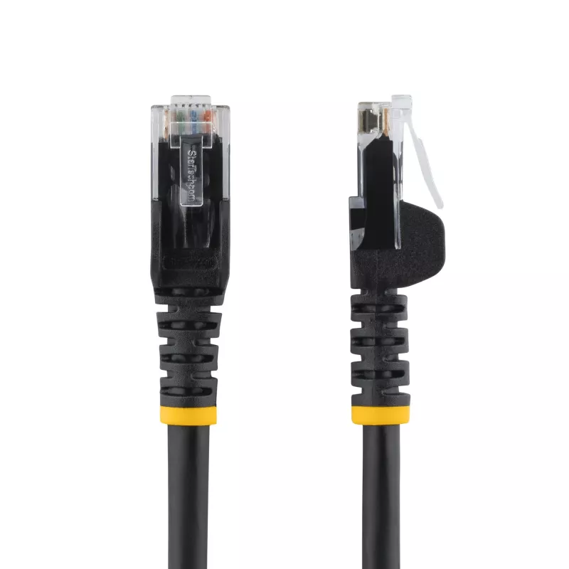StarTech.com Cat5e Ethernet komutācijas kabelis ar aizsargātiem RJ45 savienotājiem - 10 m, melns