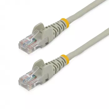 StarTech.com Cat5e Ethernet komutācijas kabelis ar neaizķeramiem RJ45 savienotājiem - 10 m, pelēks